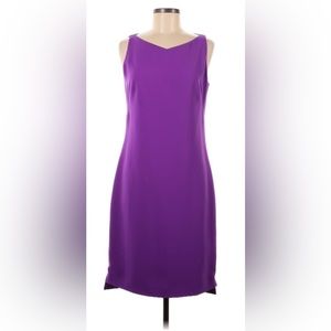 Tahari purple office dress, Size 6